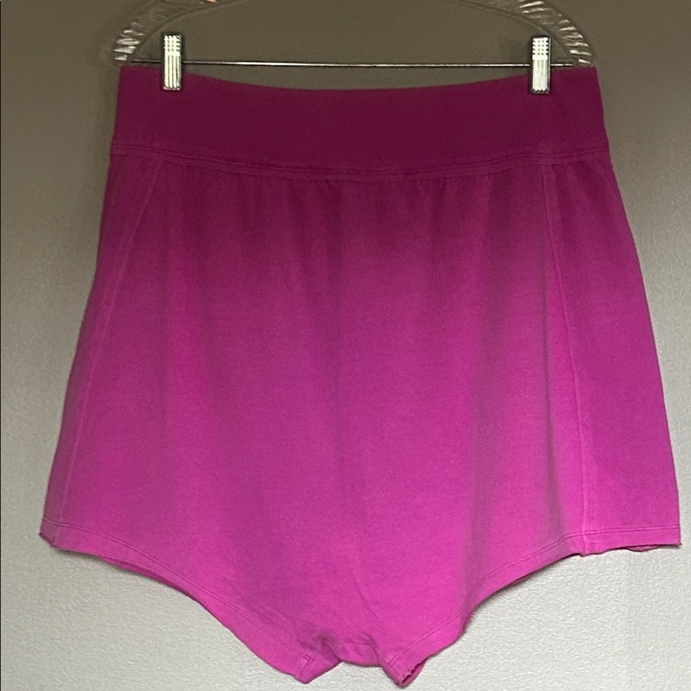 Free People Movement Hot Shot Harem Shorts - Neon Magenta - Picture 3 of 8